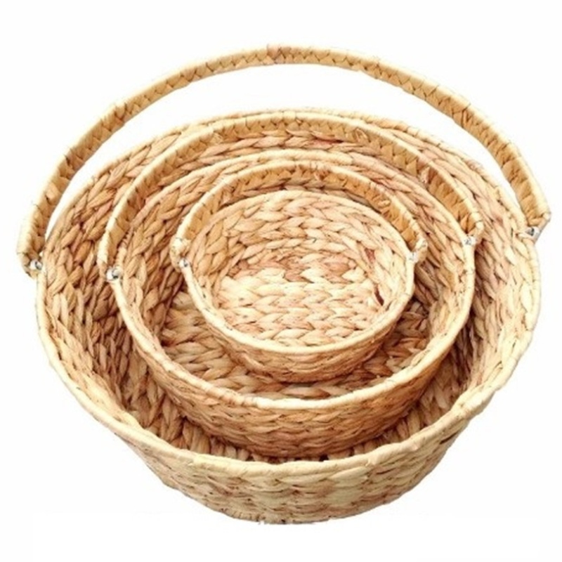 Kosz z hiacyntu wodnego z rączką