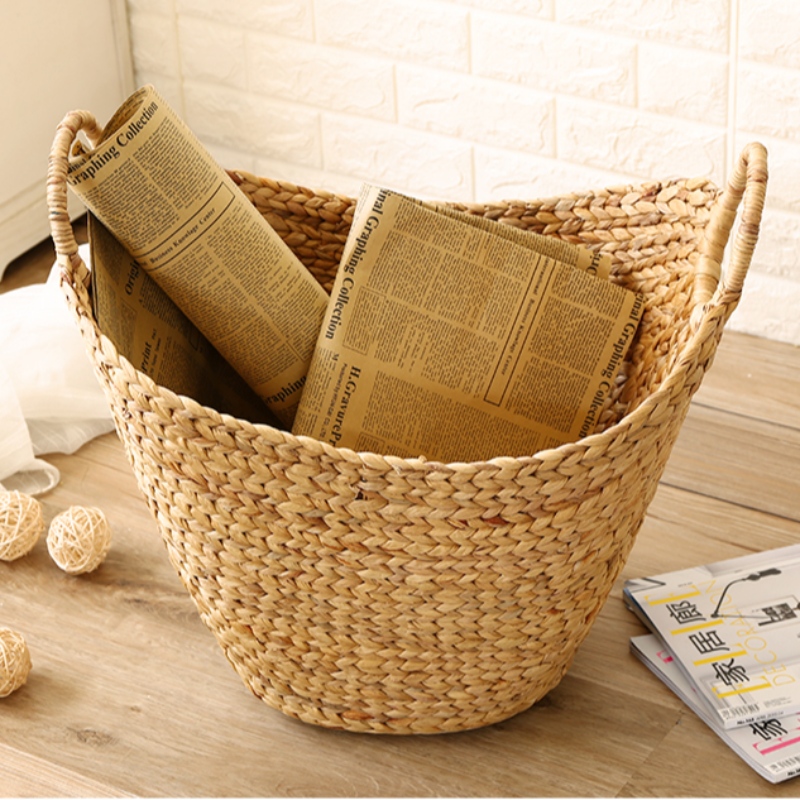 Zestaw 3 domowych hiacyntowych koszy na kwiaty