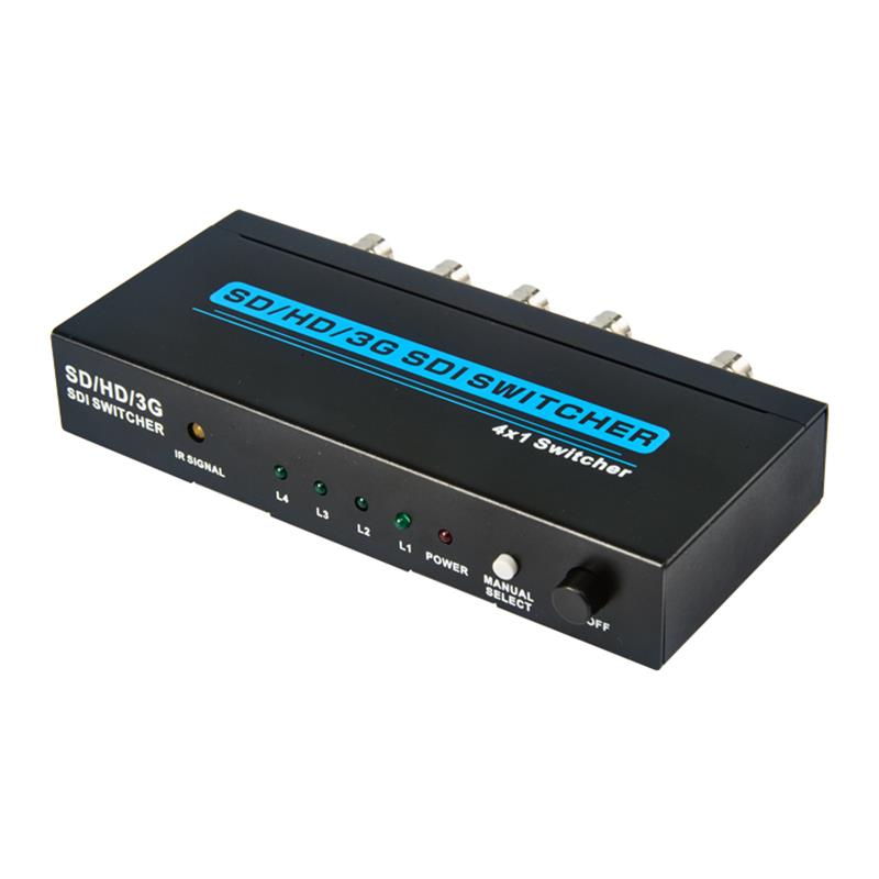 SD/HD/3G SDI 4x1 SWITHER Support 1080P