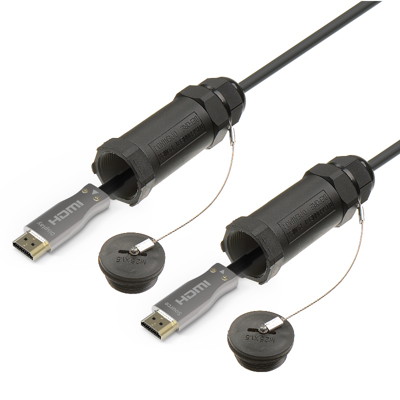 Uzbrojony aktywny kabel optyczny HDMI z4K@ 60hz18G 3D dobre do gwintowania rur