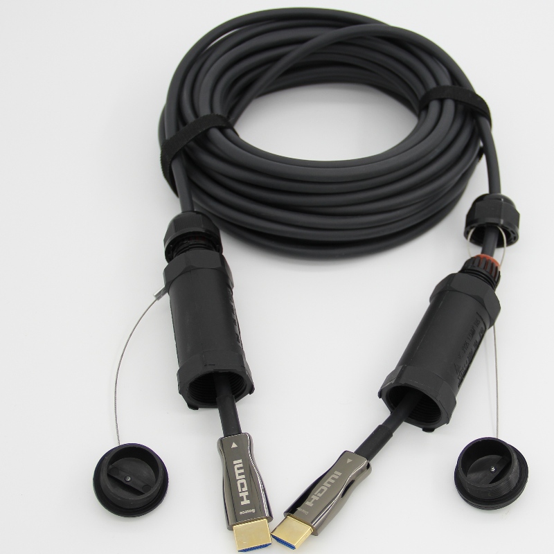 Uzbrojony aktywny kabel optyczny HDMI z4K@ 60hz18G 3D dobre do gwintowania rur