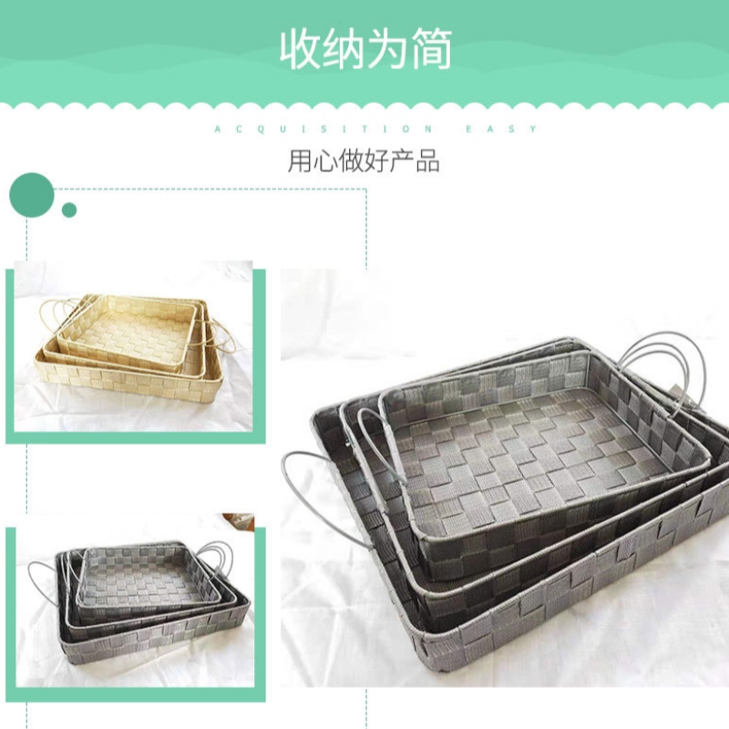 Ręcznie robiona półka z tkaniny polipropylenowej