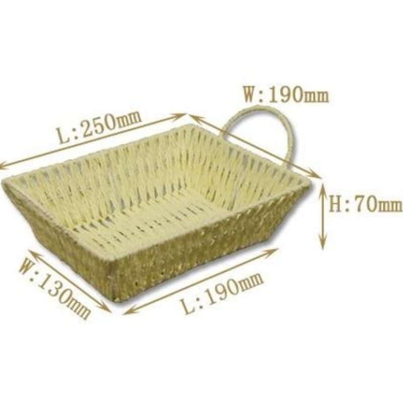 Taca wystawowa z papieru dekoracyjnego rattan