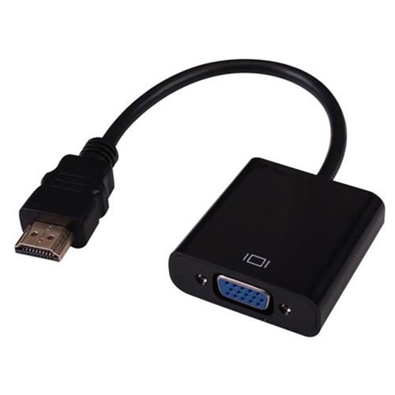 Kabel 1080P HDMI na VGA 15 cm Kolor biały \/ czarny