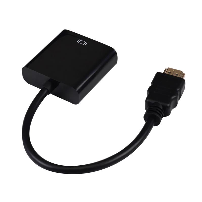Kabel 1080P HDMI na VGA 15 cm Kolor biały \/ czarny