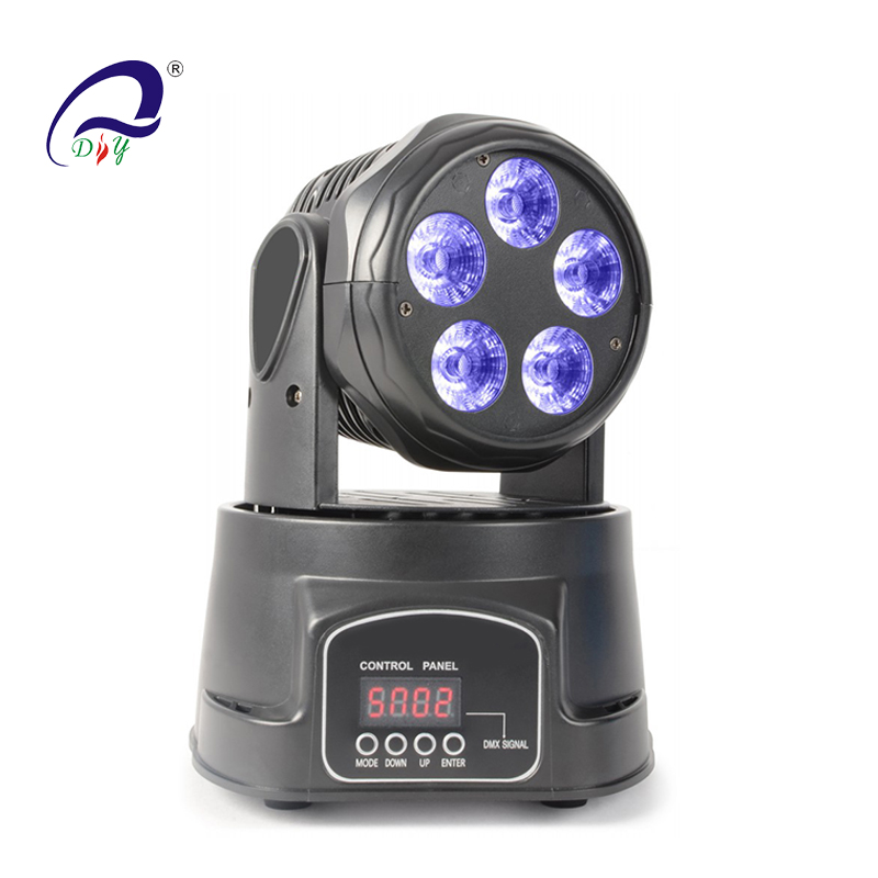 PL-12 5*15W RGBWA LED Mini Moving Head Wash Light