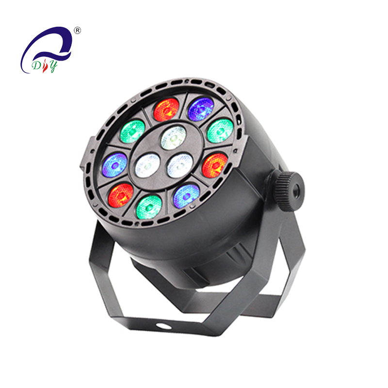 PL99 12PCS Mini LED Par Light with Plastic Body for Disco