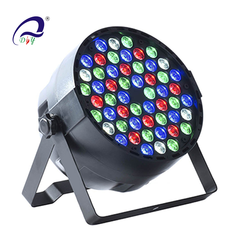 PL100 54PCS LED Par can light with Plastic body for Wedding