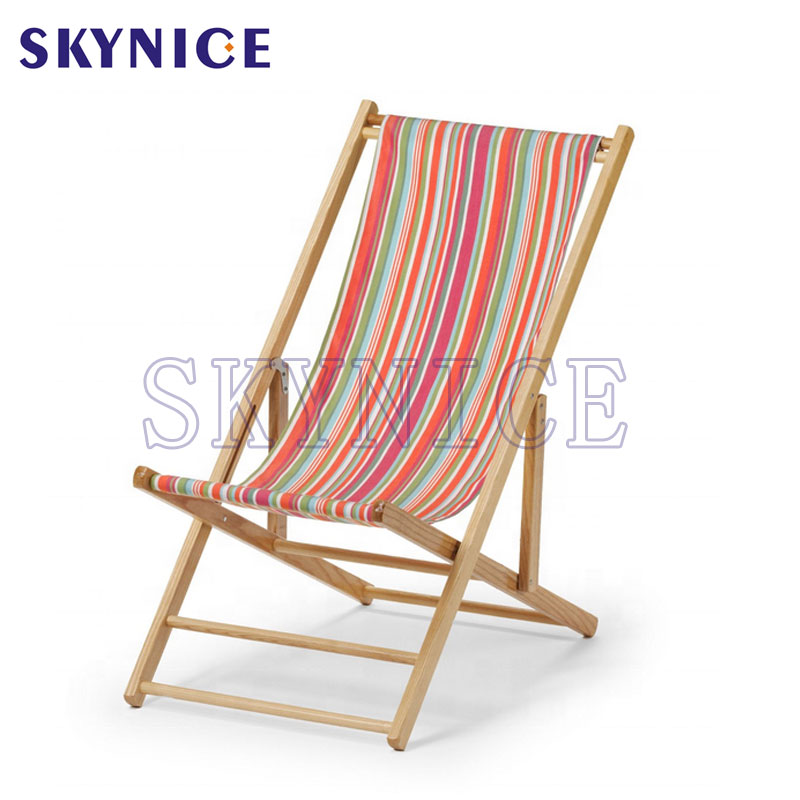 Fotel plażowy Sunshine Seaside Wooden Lounge