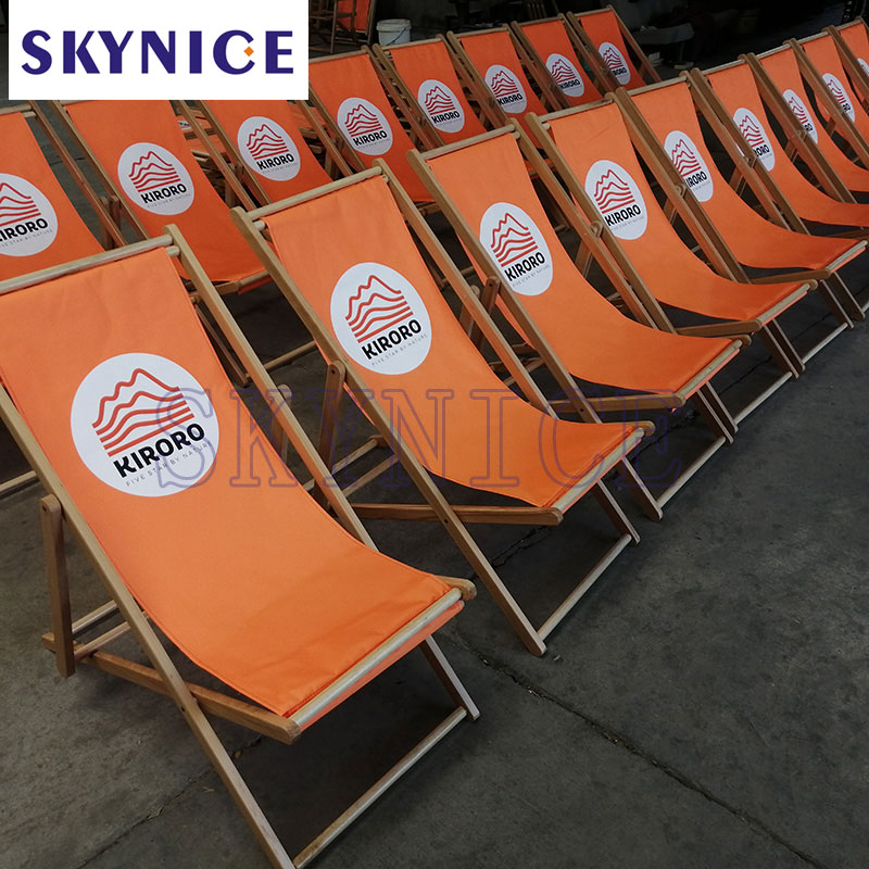 2020 Nowe produkty na zewnątrz Wooden Sun Lounger