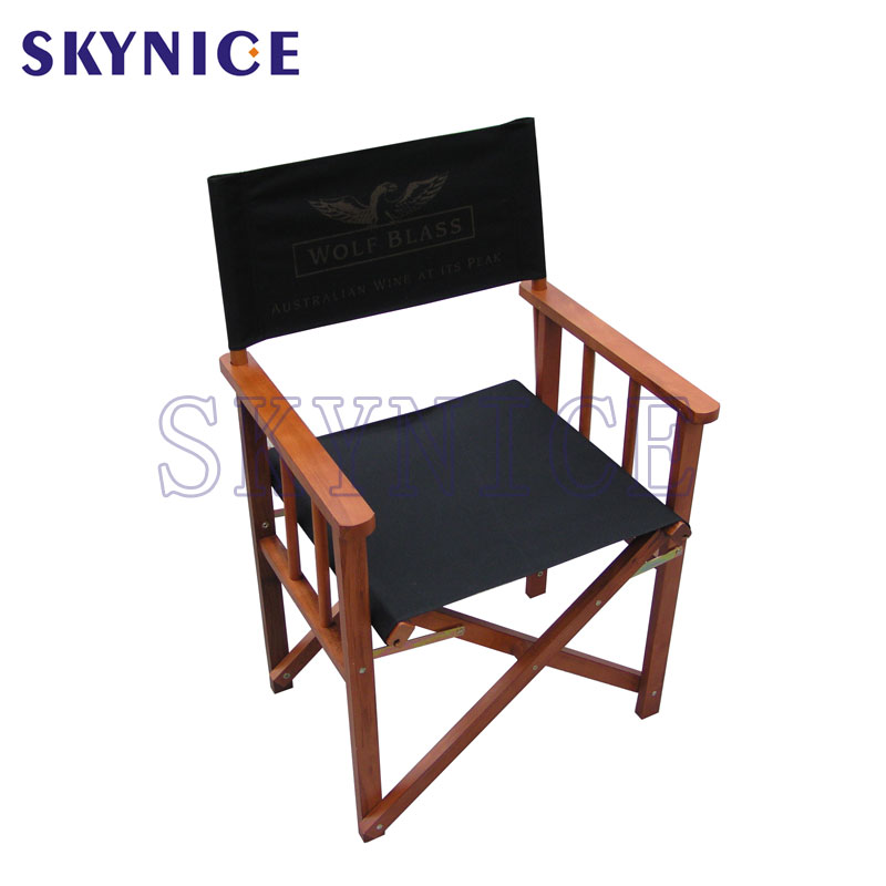 Hot Sale Custom Logo Fold Canvas Wooden Director Chairs