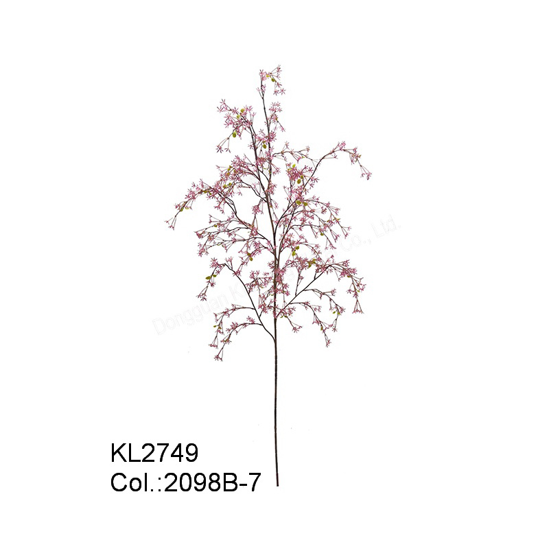 142cm Plastik Star Flower Spray x8