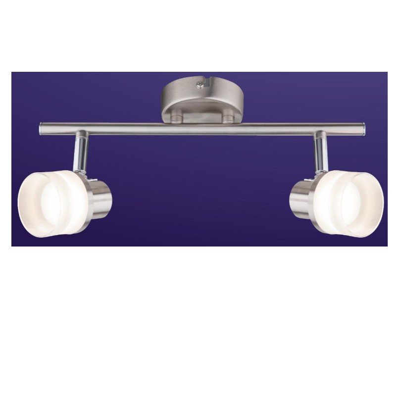 Oświetlenie punktowe LED wysokiego napięcia-2, z kloszem z tworzywa sztucznego w kształcie walca