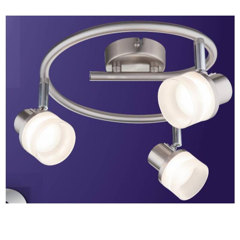 Oświetlenie punktowe LED wysokiego napięcia-3, z kloszem z tworzywa sztucznego w kształcie walca