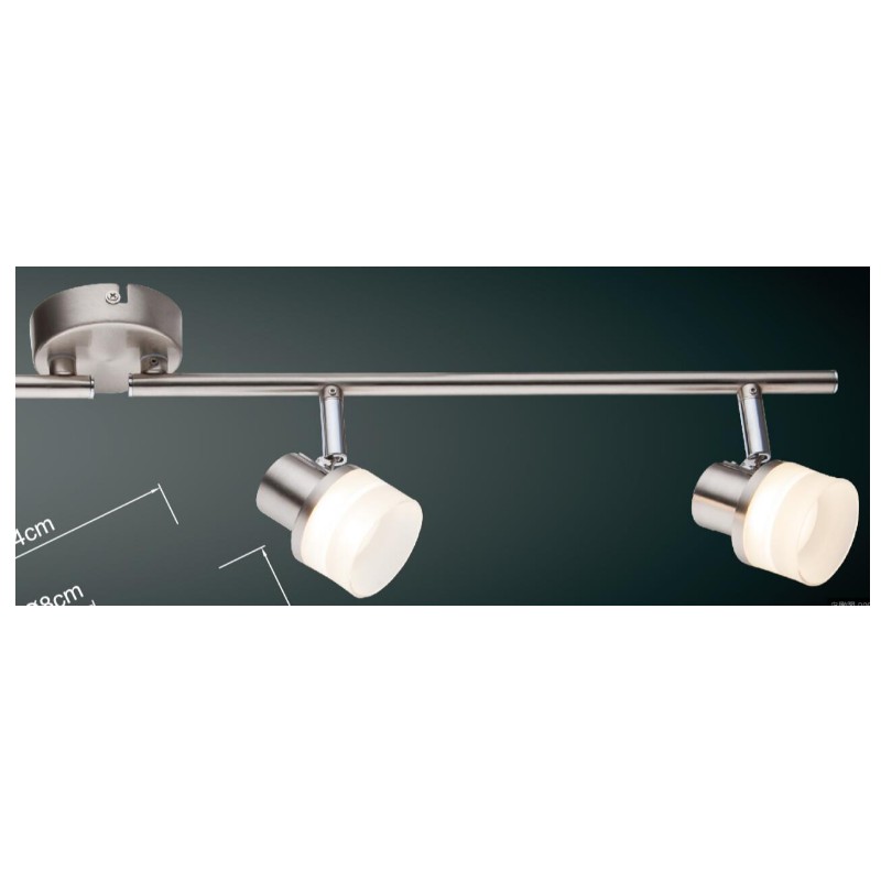 Oświetlenie punktowe LED wysokiego napięcia-4, z cylindrycznym kloszem z tworzywa sztucznego