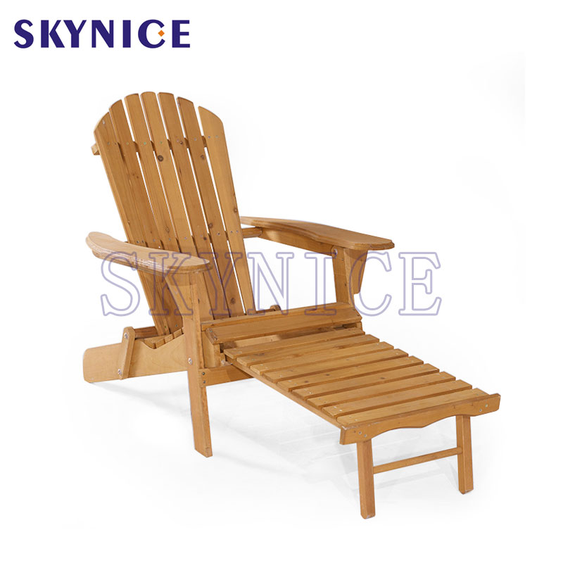 Fotel Garden Beach Wood Adirondack Fotel z stopą