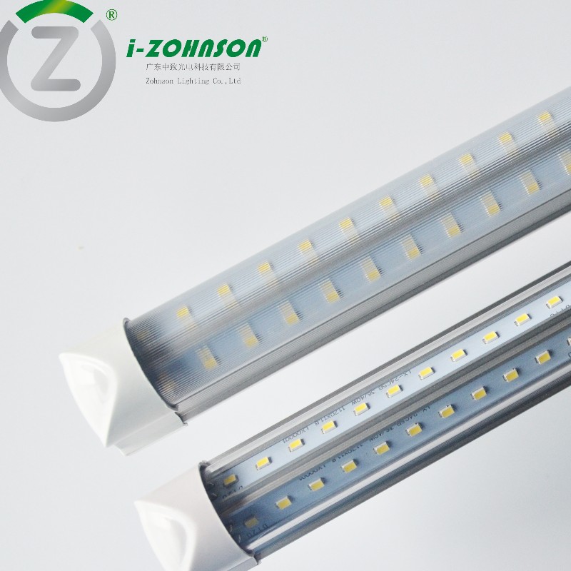 Zintegrowane lampy LED w kształcie V
