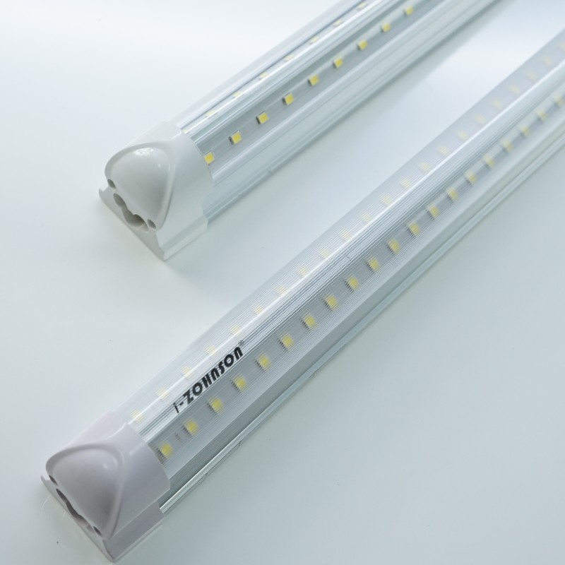 Zintegrowane lampy LED w kształcie V