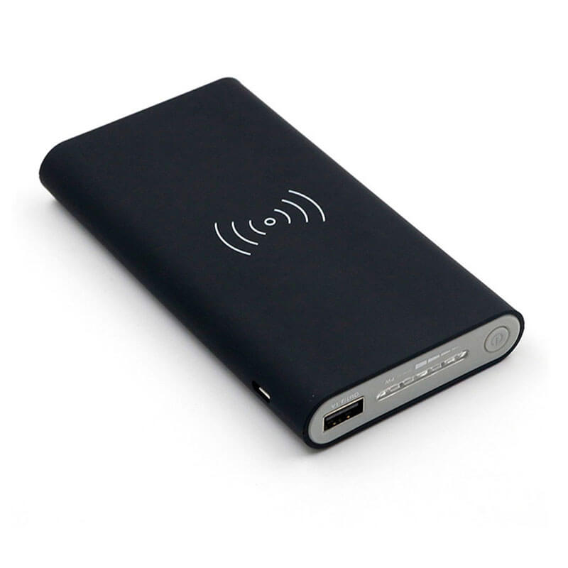 1000MAH Power Bank z bezprzewodowym ładowaczem pad (dla smartfonów, kapsuły powietrzne)