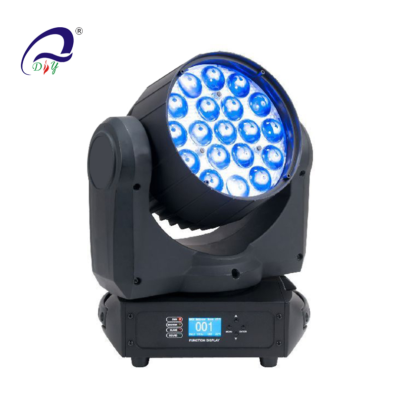 PL-65 19pcs*12W umyj LED Zoom Ruchome Światło głowy dla sceny i disco