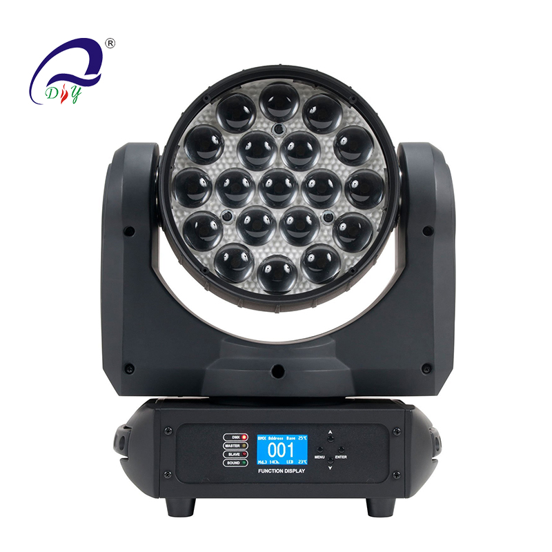 PL-65 19pcs*12W umyj LED Zoom Ruchome Światło głowy dla sceny i disco