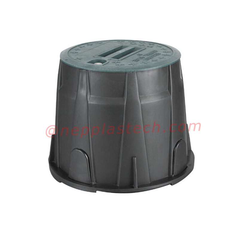 krajobrazowy system automatycznego nawadniania słonecznego 6 10 12 cali plastikowy zawór i pudełko z wodomierzem