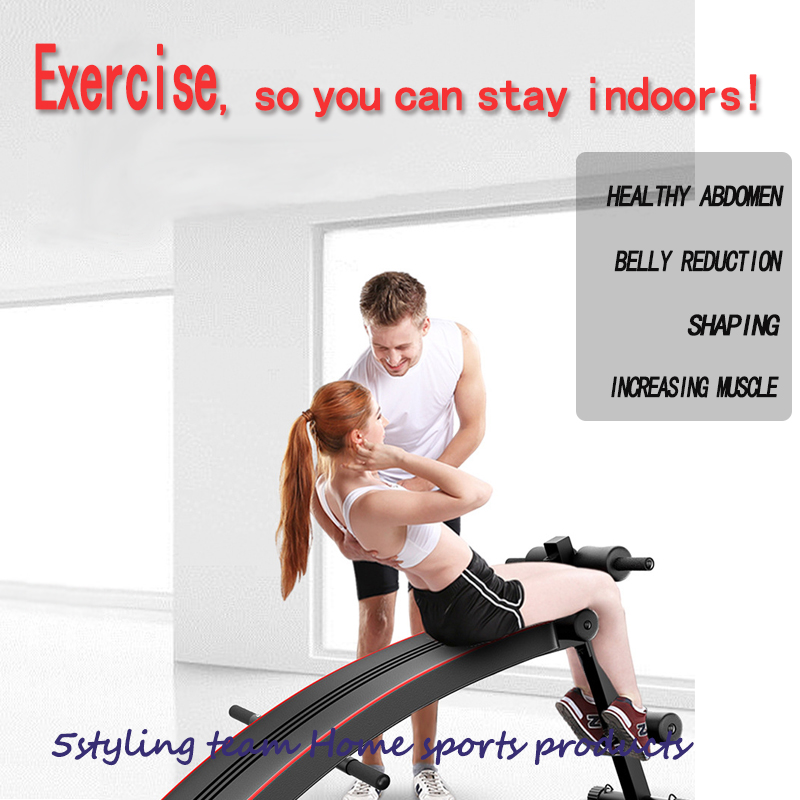 Sit ups, supine board, brzuszne urządzenia fitness, zwijacz brzucha, stół mięśnia brzusznego