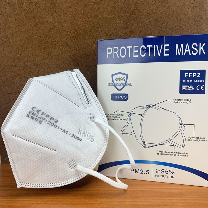 Kn95 Maska antywirusowa Jednorazowa maska ​​przeciwpyłowa Jednorazowa maska ​​ochronna do twarzy Kn95