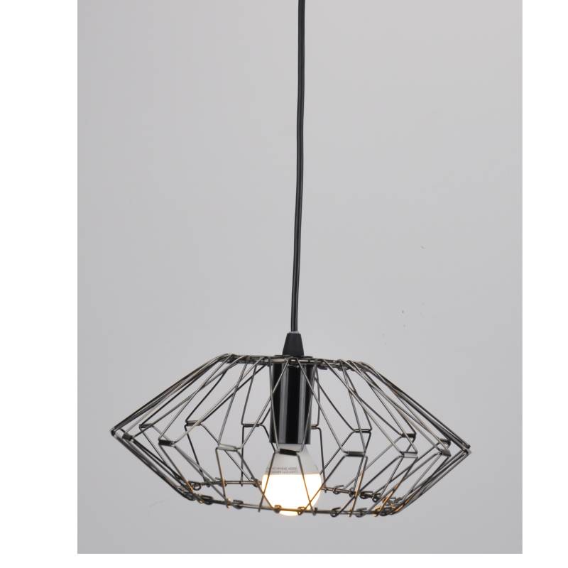 Lampa wisząca ze środkowym kloszem DIY