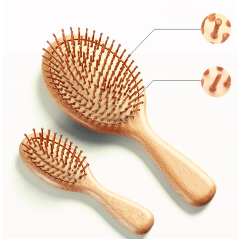 3 Piec Comb Kit Masaż skalp poduszka powietrzna grzebień antystatyczny poduszka powietrzna makijaż drewniany grzebień dostosowany