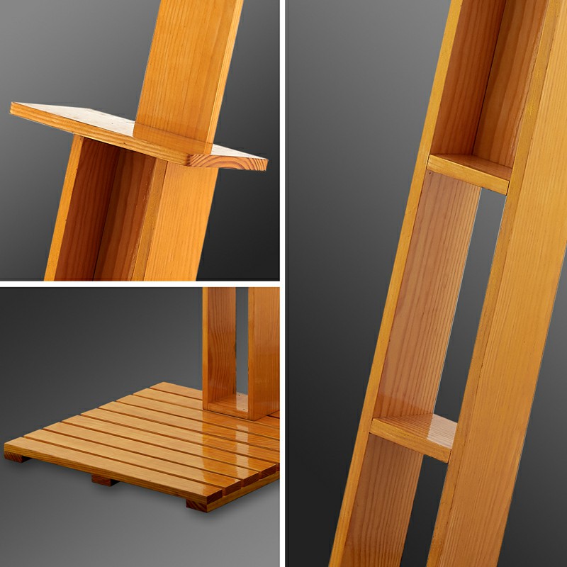 Drewniany zewnętrzny panel prysznicowy CF5010