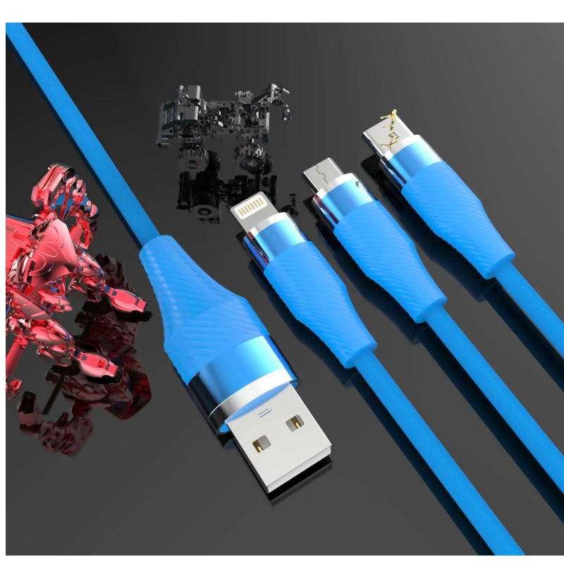 Kable do telefonów komórkowych w oplocie z tkaniny USB 2.0