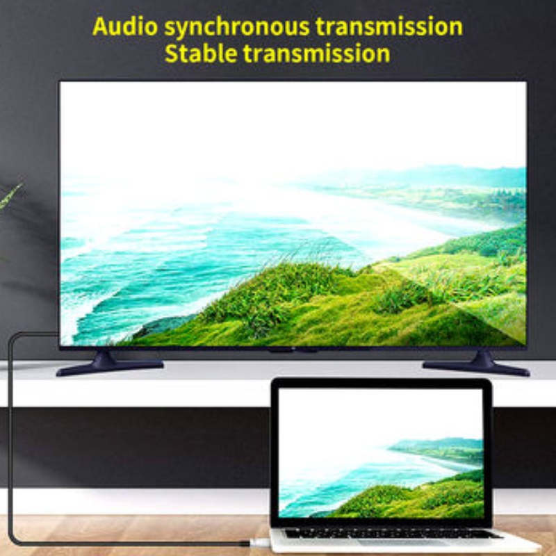 60M / 197ft szybki kabel HDMI 2.0v 18G 4K przy 60Hz 3D ACR Kabel audio i wideo, HDMI AOC