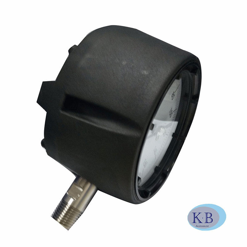 Stały front bezpieczeństwa przemysłowego Black Solid front Process Explosion- proof Ciśnienie Gage