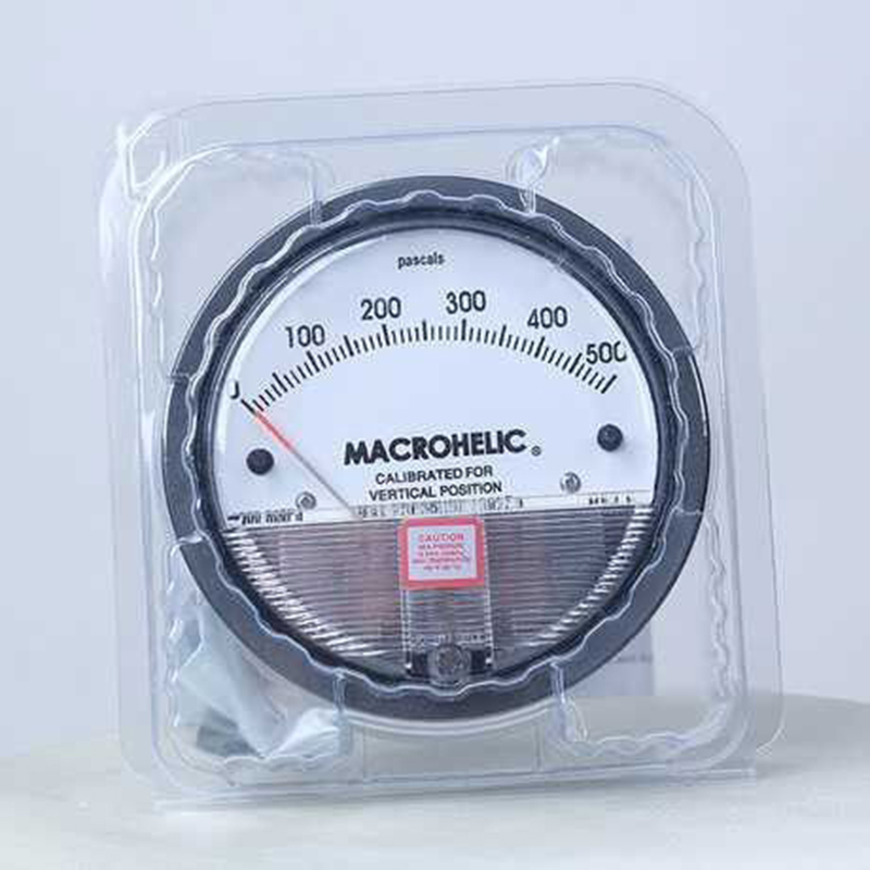 4 Inch 100mm ciśnieniomierz dyferencyjny powietrza Licznik wielkościowy wraz z 6mm Klarowna rurka PVC