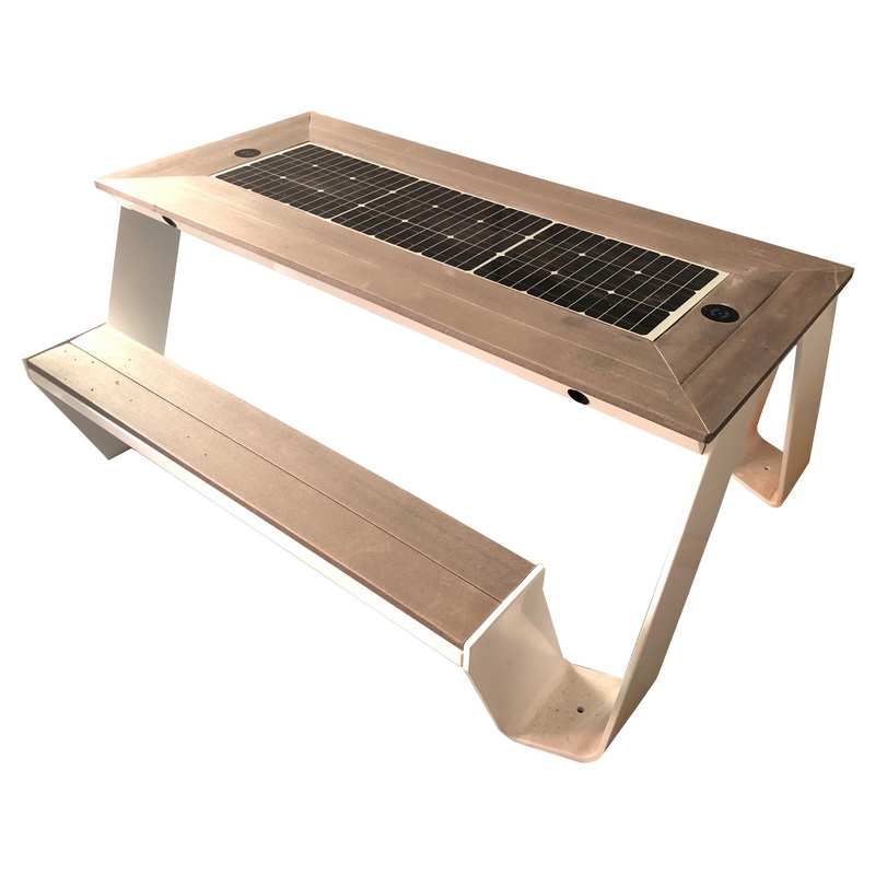 Nowy design Fashion Style Wysokiej jakości inteligentna ławka solarna