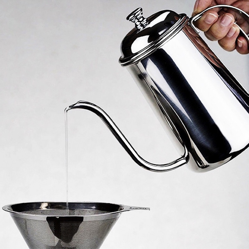 Arabski styl Drip Copper Producer Kettle Kettle Pot