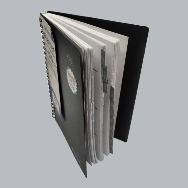 Wiązanie cewki dostosowane logo notebook notatnik biznesowy spotkanie