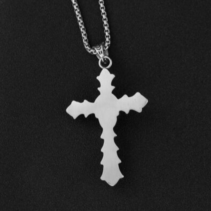 Akcesoria europejskie i amerykańskie hurtowo europejskie i amerykańskie retro gotyckie mężczyźni\\s Stainless Steel Skull Pendant Fashion Cross Skull Pendant