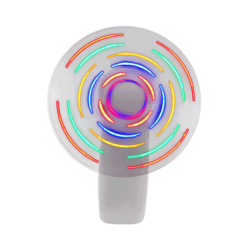Podręczny mini wentylator z wyświetlaczem LED 108