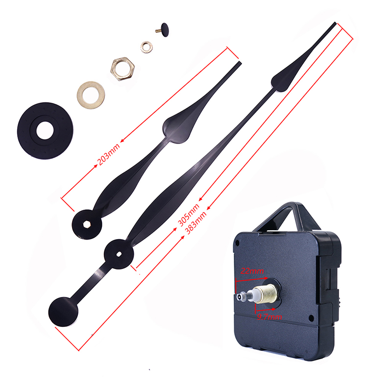 HR1688 15mm kwarcowa maszyna zegarowa i aluminiowe wskazówki zegarowe