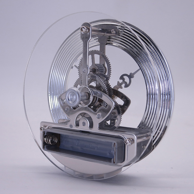 chiński producent 86MM srebrna wstawka zegara szkieletu