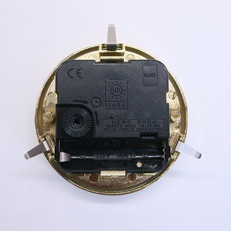 złota 75mm zegar ścienny