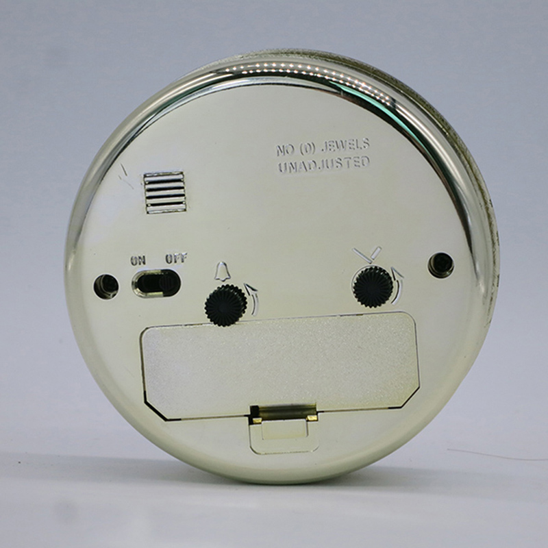 89mm średnica złoty budzik wstawiający