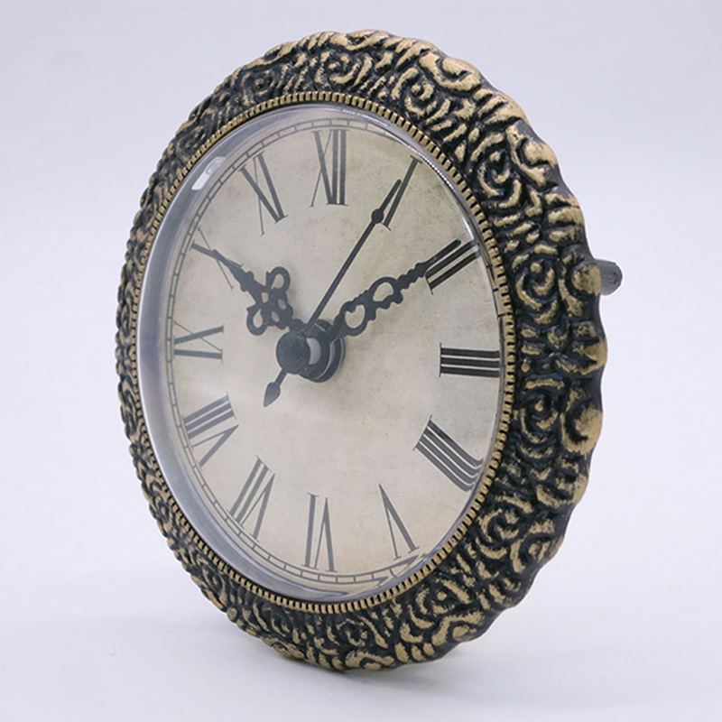 Antique Black Wall Zegar Wstaw z 95MM średnica