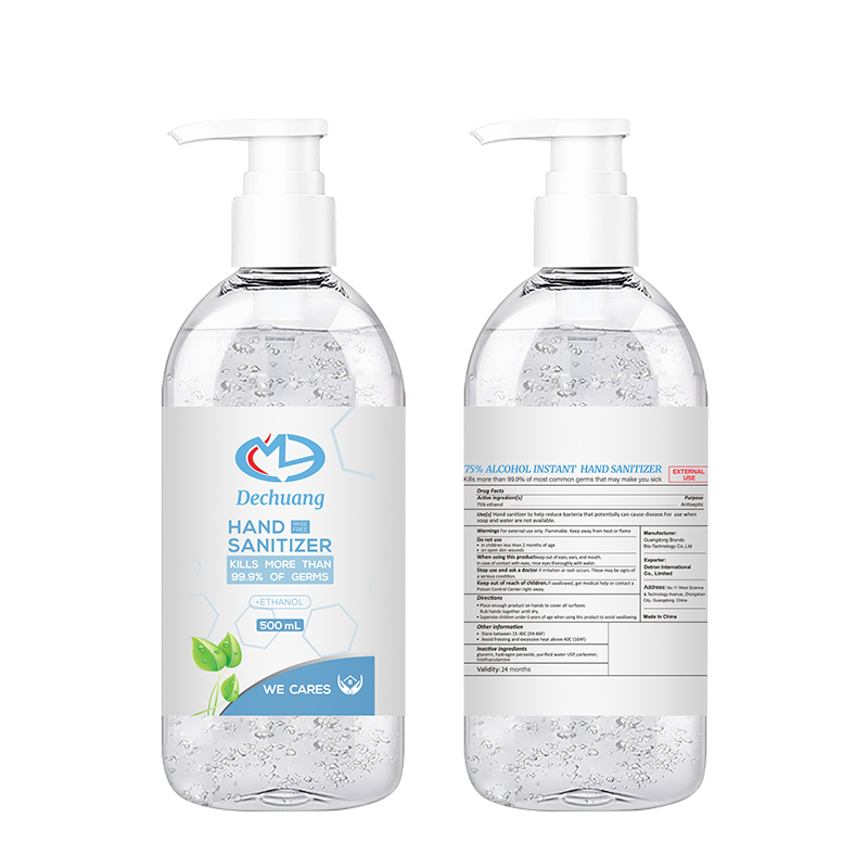 500ml 75% Alkohol Instant Hand Sanitizer żel