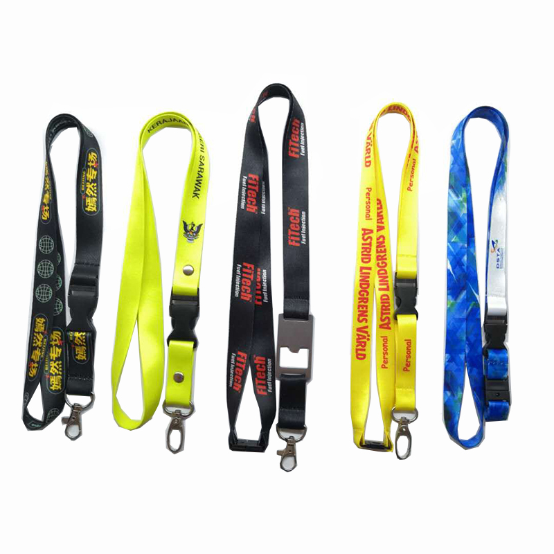 Fabryczna sprzedaż bezpośrednia na własny rachunek, hurtowa demontaż lanyard heart transfering, drukowanie lanyardu breakle lonty logo