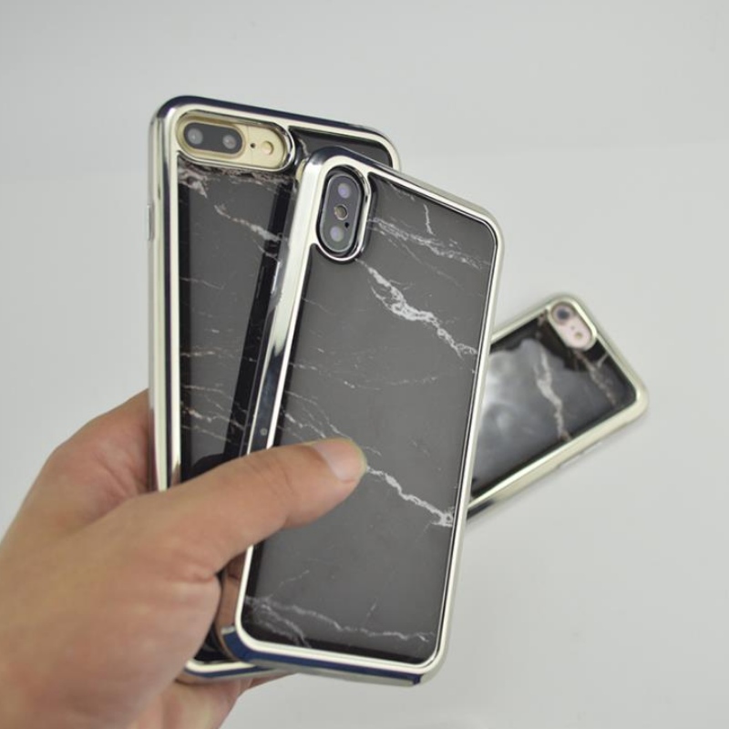 PC elektrolowany dwu-w-jednym iphone dla Plus Marble, apteczka iphone EX fabryczna