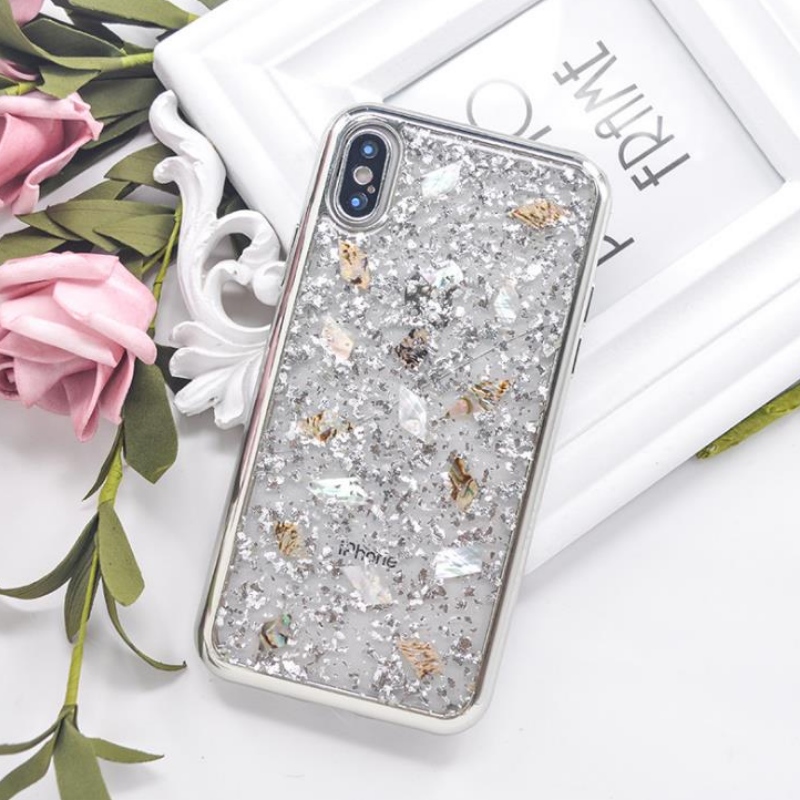 Jabłko do sprzedaży bezpośredniej iPhone poszycie złotej folii, kolorowa przezroczysta skorupa wróżki na zamówienie