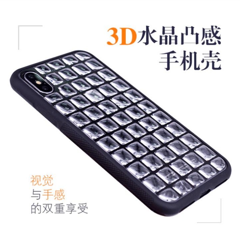 3d Crystal Water drop mozaika kratka Nail Polska krystalicznie czysta galaretka komórkowa IPHONEX